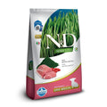 N&D Spirulina para Cães Filhotes de Raças Mini e Pequenas Sabor Suíno, Spirulina e Goji Berry 7Kg