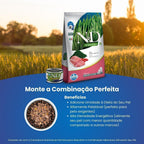 N&D Spirulina para Cães Filhotes de Raças Médias e Grandes Sabor Suíno, Spirulina e Goji Berry 10,1Kg