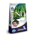 N&D Spirulina para Cães Filhotes de Raças Mini e Pequenas Sabor Cordeiro, Spirulina e Goji Berry 7Kg