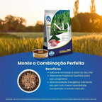 N&D Spirulina para Gatos Adultos de Todas as Raças Sabor Cordeiro, Spirulina e Goji Berry 7Kg