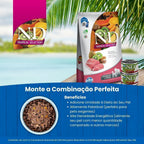 N&D Tropical para Cães Adultos de Raças Médias e Grandes Sabor Suíno, Cereais e Frutas Tropicais 2,5Kg