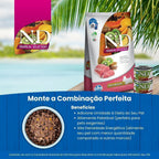 N&D Tropical para Cães Adultos de Raças Mini e Pequenas Sabor Suíno, Cereais e Frutas Tropicais 2,5Kg