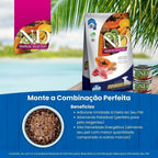N&D Tropical para Cães Filhotes de Raças Mini e Pequenas Sabor Cordeiro, Cereais e Frutas Tropicais 2,5Kg