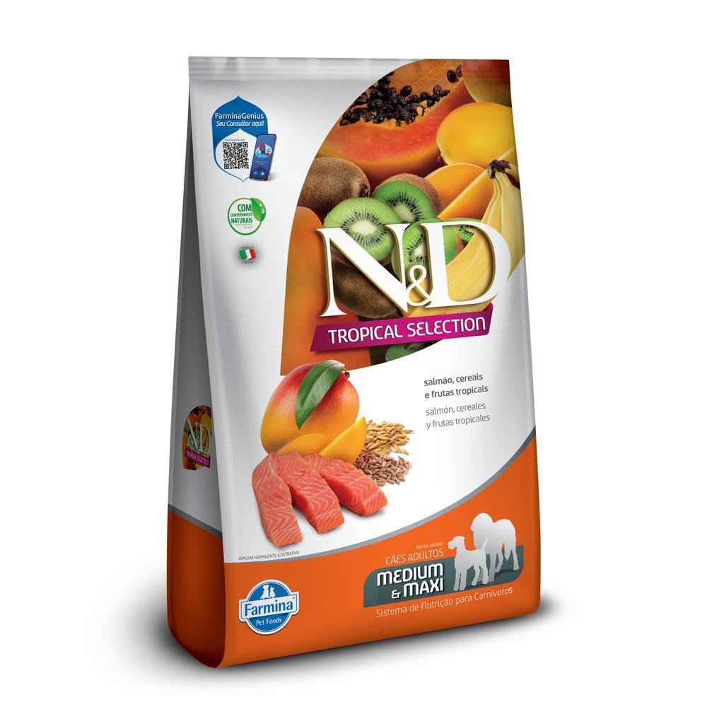 Ração ND Tropical Cães Adultos Raças Médias/Grandes Salmão 10,1kg