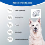 N&D White para Cães Adultos de Raças Médias e Grandes Sabor Merluza, Spirulina e Erva Doce 7Kg