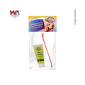 Kit Gel Dental Mais Dog Menta 60G + Escova Cores Sortidas