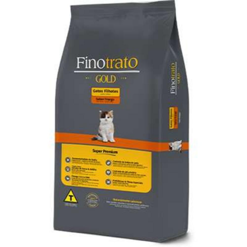 Ração Seca Finotrato Gold Frango para Gatos Filhotes - 3Kg