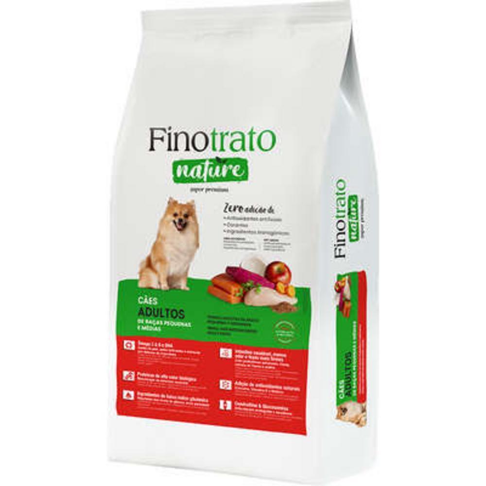 Ração Seca Finotrato Nature para Cães Adultos Raças Pequenas e Médias - 10,1Kg