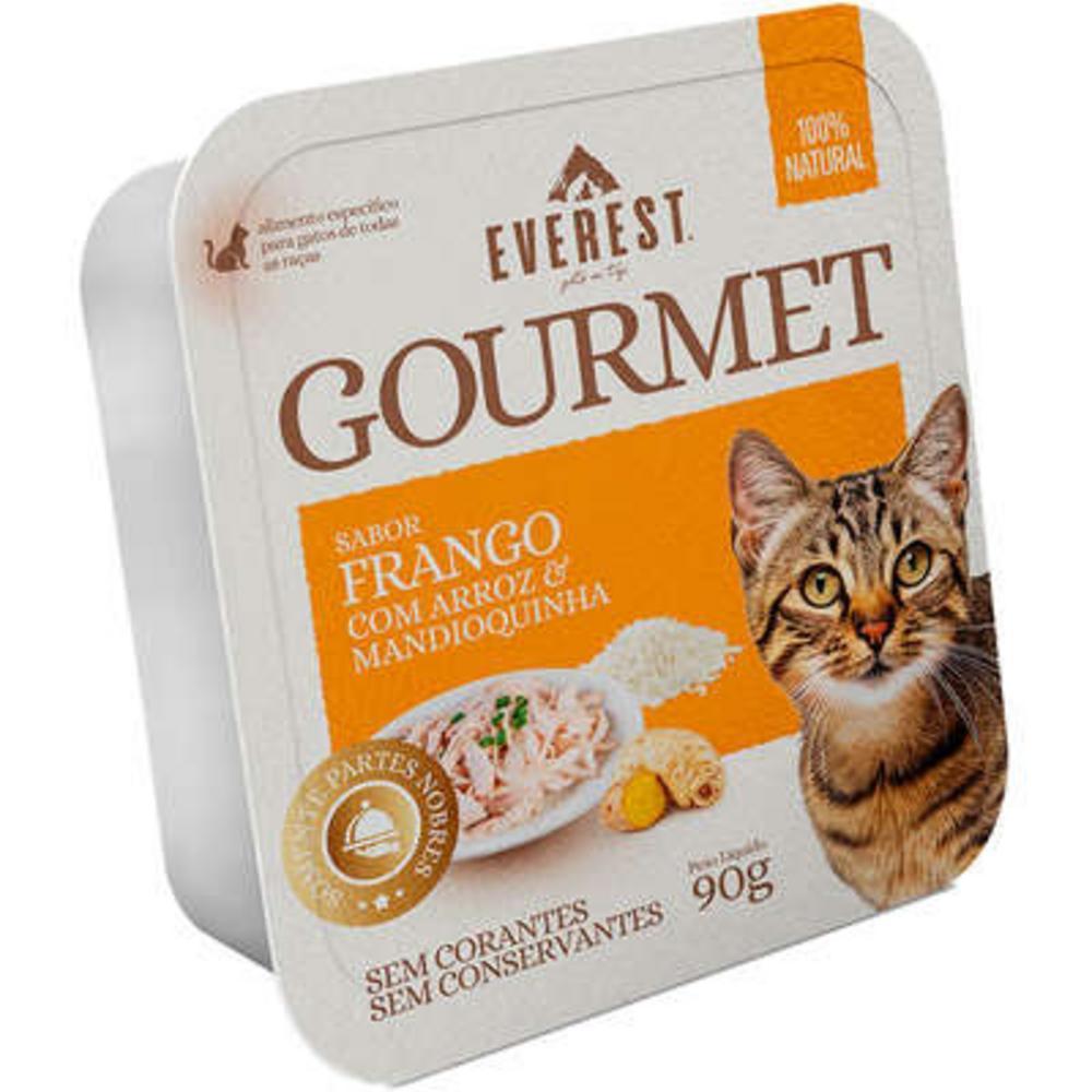 Ração Úmida Everest Gourmet Frango com Arroz e Mandioquinha para Gatos - 90 g