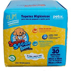 Tapete Higiênico Super Secão Baby Slim Petix com 30Un