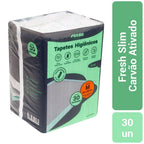 Tapete Higiênico Slim Carvão Tamanho M para Cães Fresh Pads 30Un