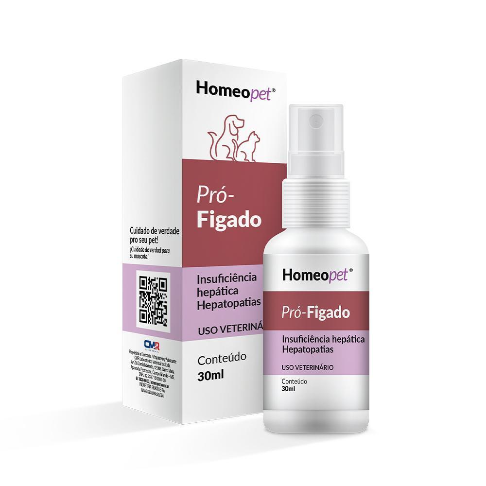 Sistema de Terapia Homeopet Doenças do Fígado Pró-Fígado - 30 mL