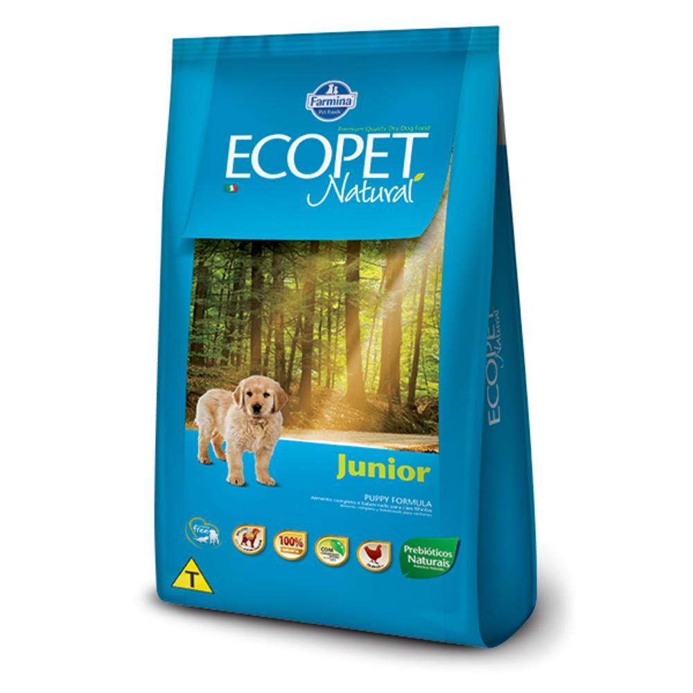 Ecopet para Cães Filhotes de Raças Médias Sabor Frango 20Kg