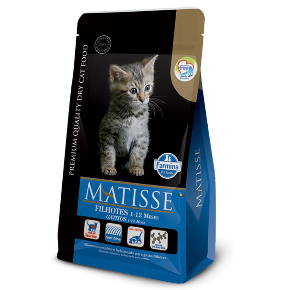 Matisse para Gatos Filhotes de Todas as Raças Sabor Frango e Arroz 7,5Kg