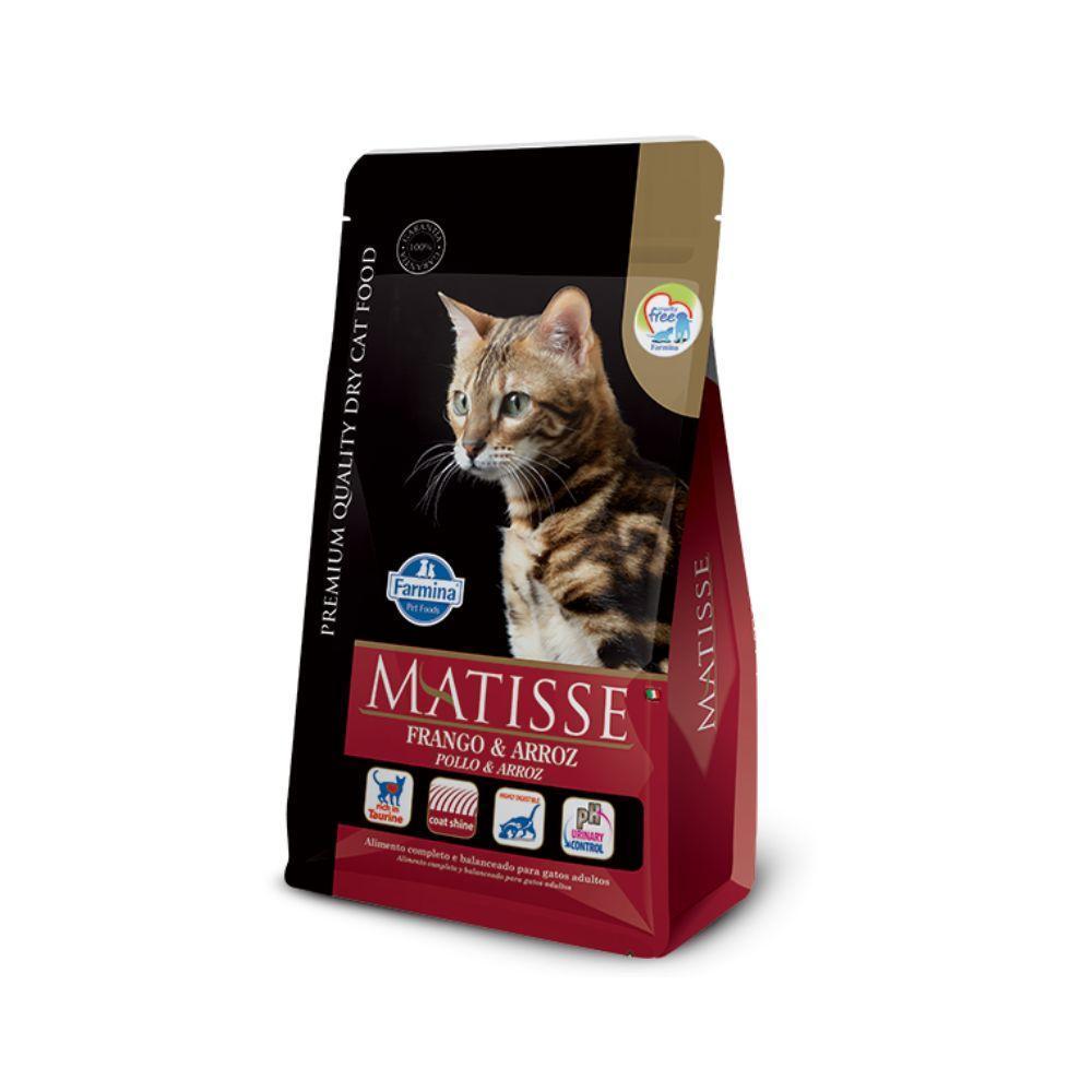 Matisse para Gatos Adultos de Todas as Raças Sabor Frango e Arroz 2Kg