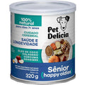 Ração Úmida Pet Delícia Natural Happy Oldies com Colágeno para Cães Sênior 7+ anos 320g
