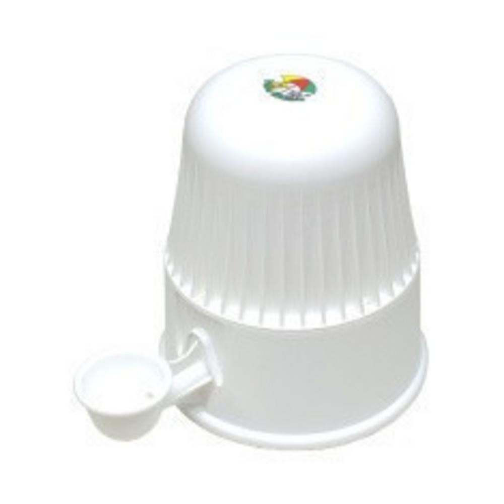 Bebedouro Vida Mansa Polipropileno para Cães e Gatos Branco 2L