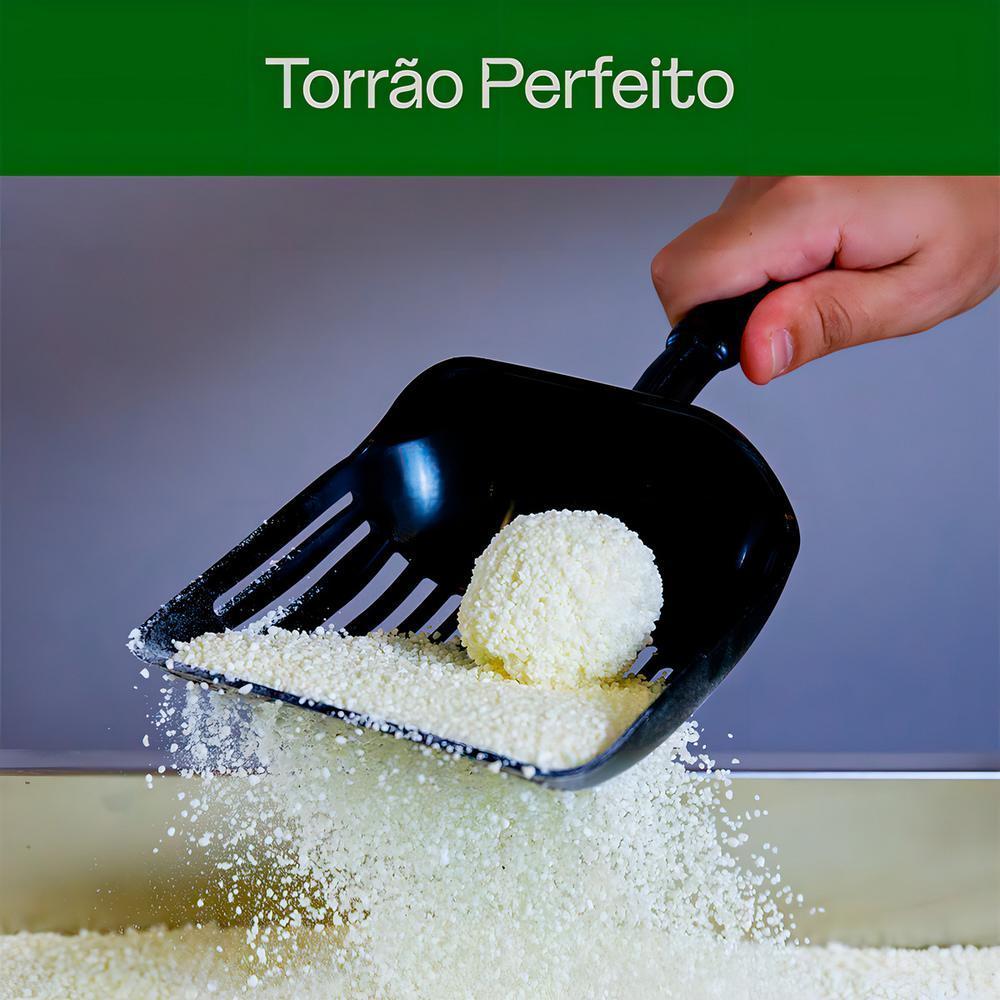 Areia Higiênica Viva Verde Grãos Finos Biodegradável 4kg