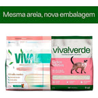 Areia Higiênica Viva Verde Grãos Mistos para Gatos 4KG