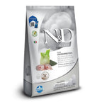 N&D White para Cães Filhotes de Raças Médias e Grandes Sabor Merluza, Spirulina e Erva Doce 7Kg