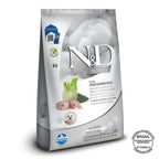 N&D White para Cães Filhotes de Raças Médias e Grandes Sabor Merluza, Spirulina e Erva Doce 7Kg