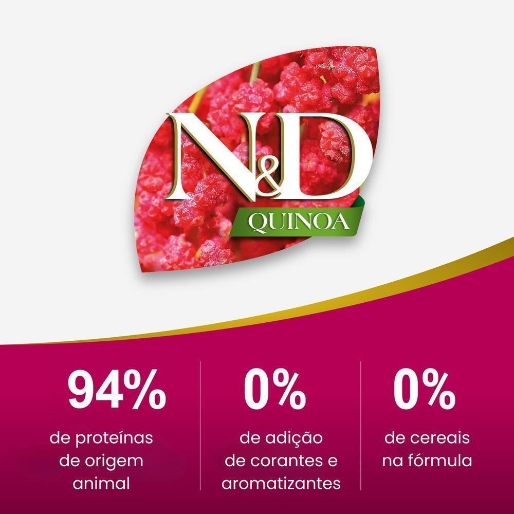 N&D Quinoa Cuidado Digestivo para Cães Adultos de Raças Médias e Grandes Sabor Suíno 10,1Kg