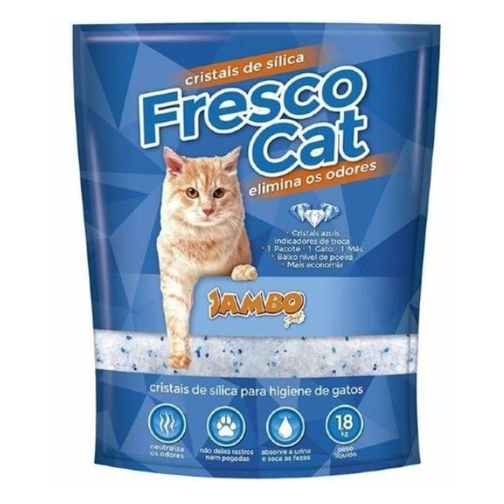 Areia Higiênica Sílica Fresco Cat 1,8Kg Jambo