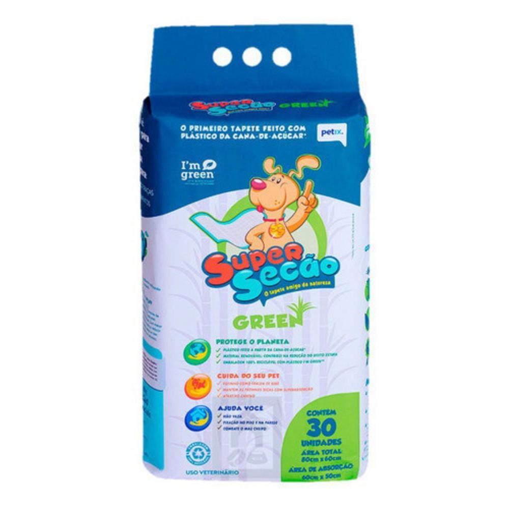 Tapete Higiênico Supersecao Green 60X80 C/30 Unid