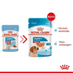 Ração Úmida Royal Canin Sachê Medium Puppy para Cães Filhotes de Porte Médio - 140 g