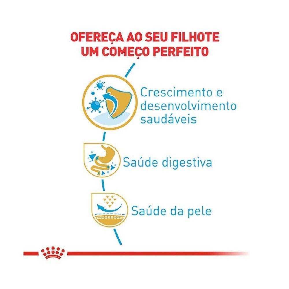 Ração Seca Royal Canin Puppy para Cães Filhotes da Raça Bulldog Francês - 2,5 Kg