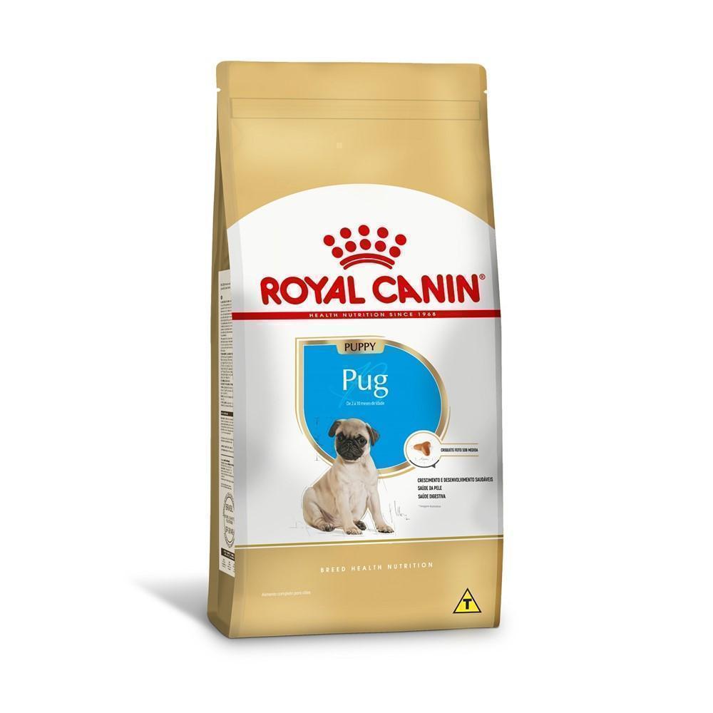 Ração Seca Royal Canin Puppy para Cães Filhotes da Raça Pug - 1 Kg