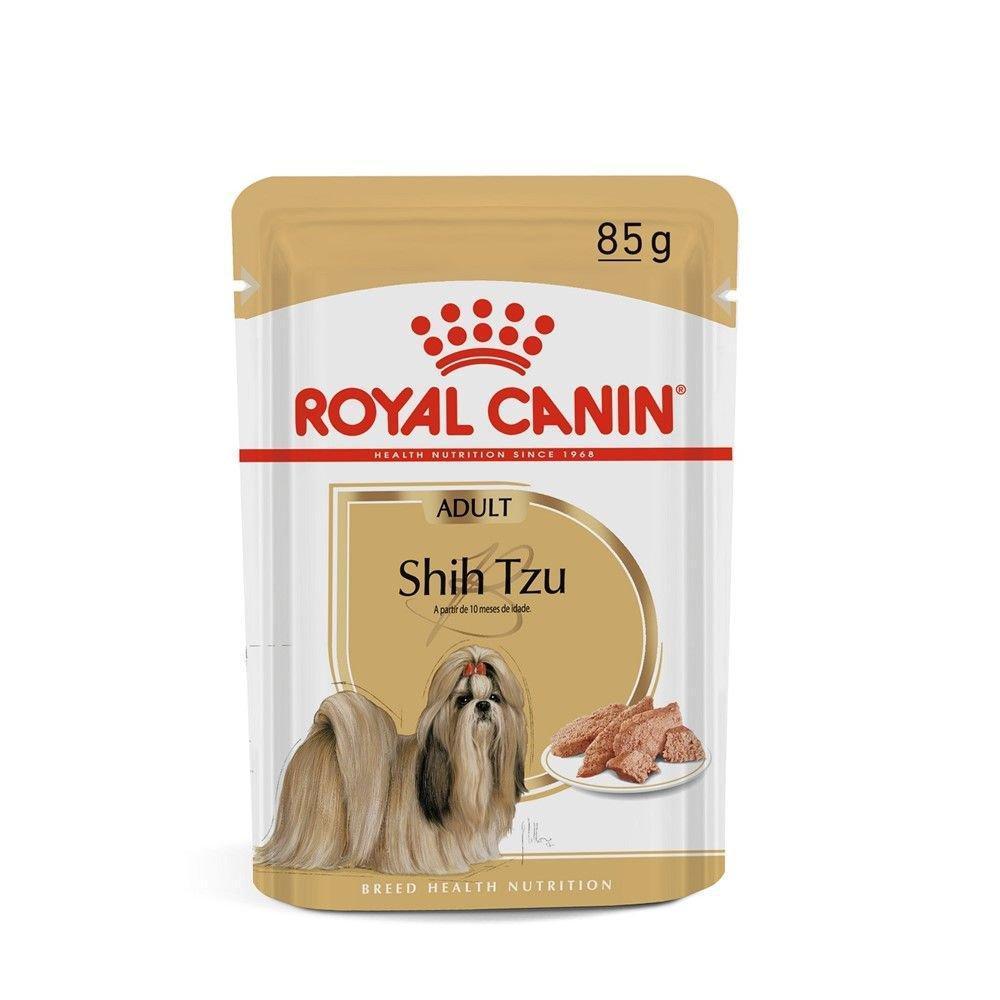 Ração Úmida Royal Canin Sachê para Cães Adultos da Raça Shih Tzu - 85 g