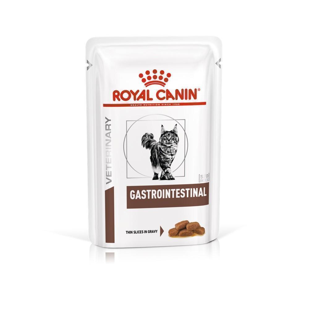 Ração Úmida Royal Canin Sachê Veterinary Diet Gastrointestinal Gatos com Doenças Intestinais - 85 g