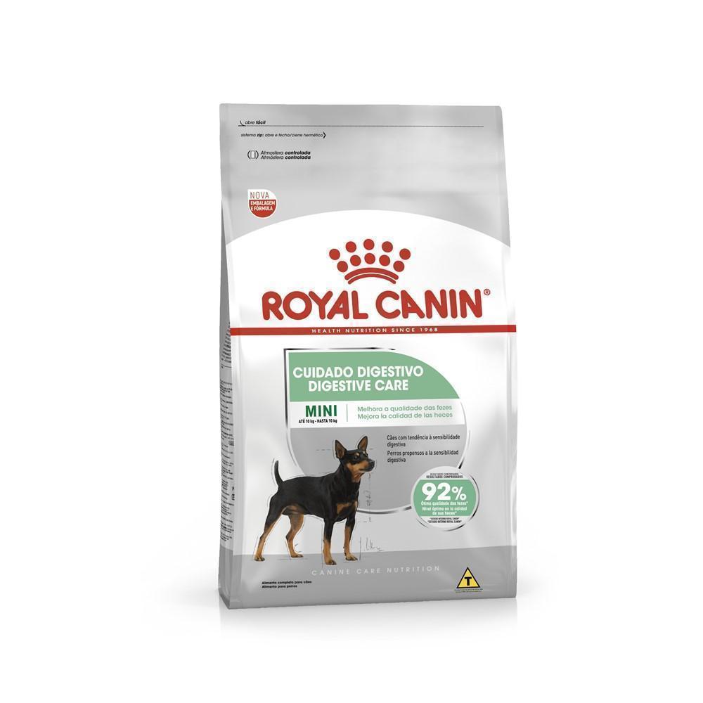 Ração Seca Royal Canin Mini Cuidado Digestivo para Cães Adultos de Porte Pequeno a partir de 10 meses de idade - 1 Kg