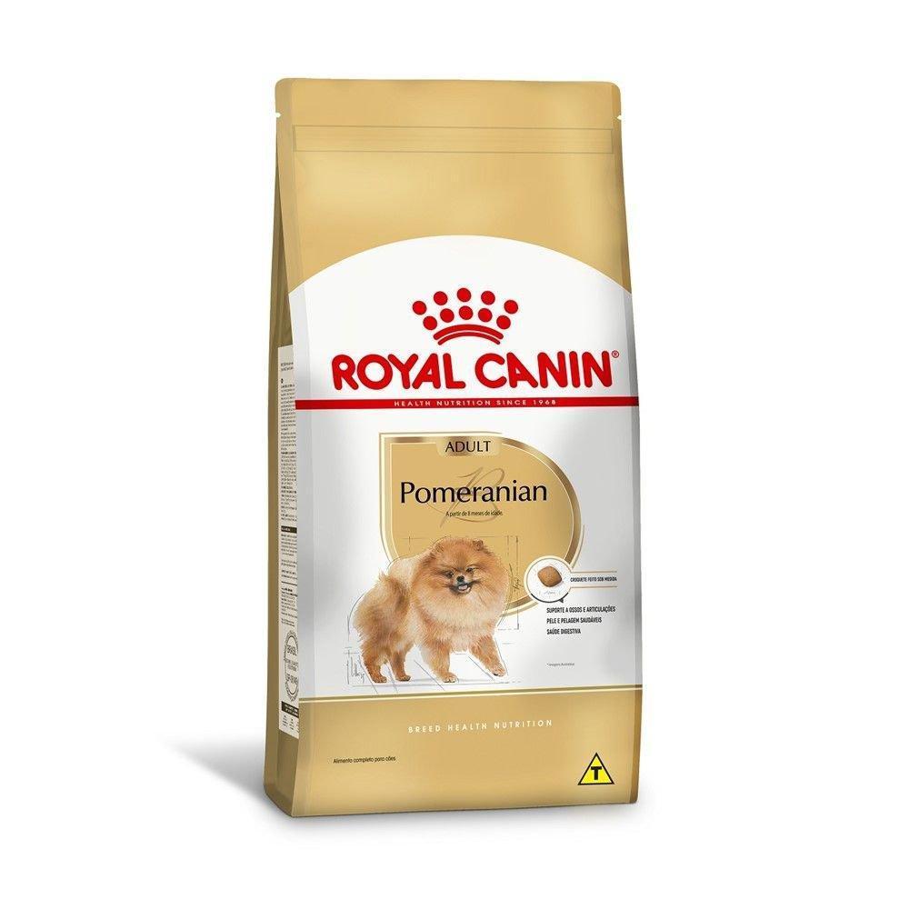 Ração Seca Royal Canin Pomeranian para Cães Adultos da Raça Lulu da Pomerânia - 7,5 Kg
