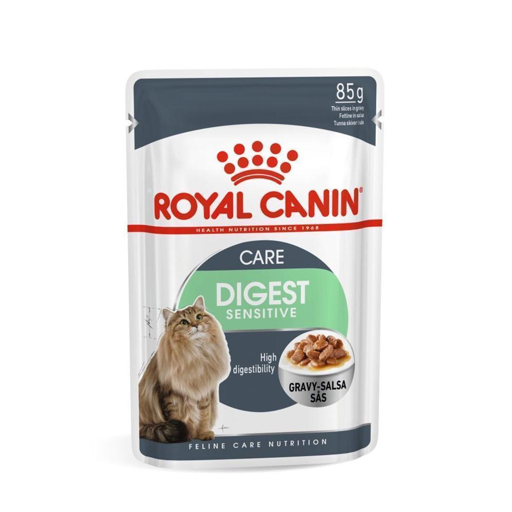 Ração Úmida Royal Canin Sachê Digest Sensitive para Gatos Adultos - 85 g
