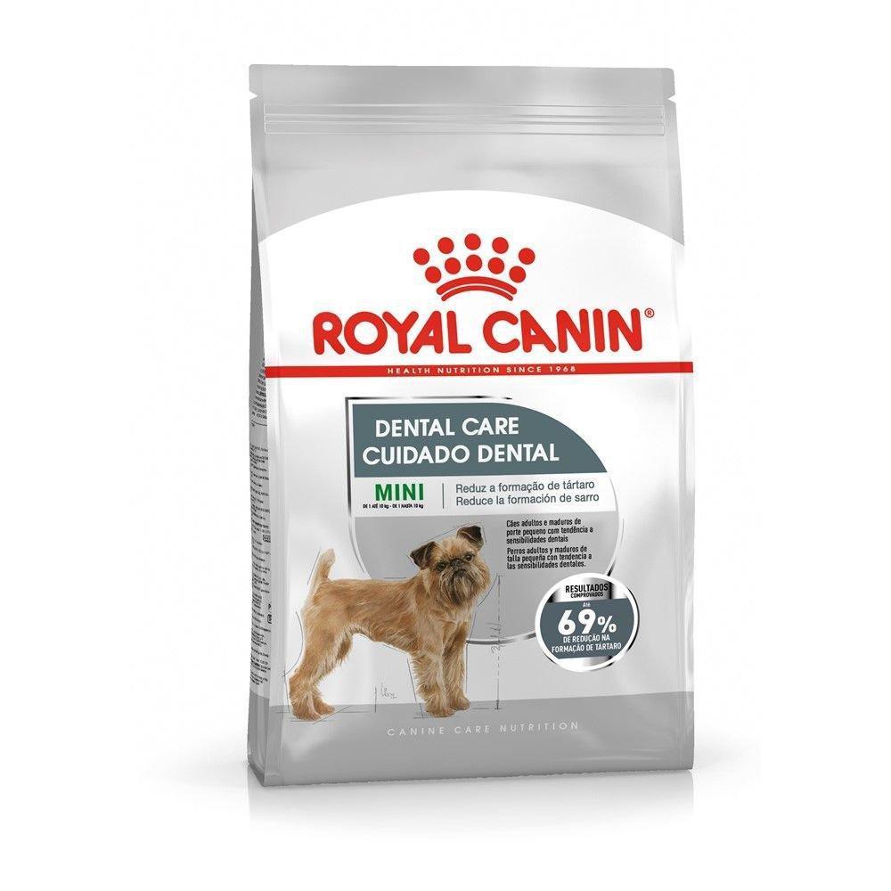 Ração Seca Royal Canin Mini Cuidado Dental para Cães Adultos de Porte Pequeno - 2,5 Kg