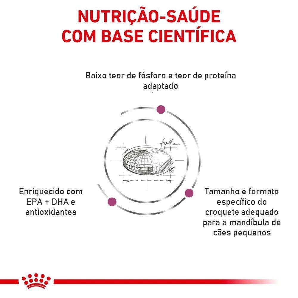 Ração Seca Royal Canin Veterinary Diet Renal Small Dog para Cães Pequenos com Insuficiência Renal Crônica - 2 kg