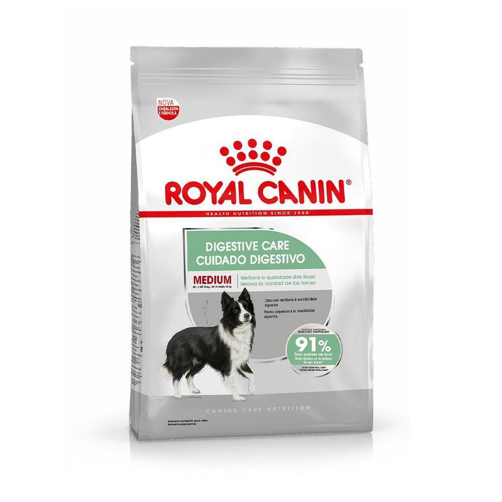 Ração Seca Royal Canin Cuidado Digestivo para Cães Adultos de Porte Médio a partir de 12 meses de idade - 10,1 Kg