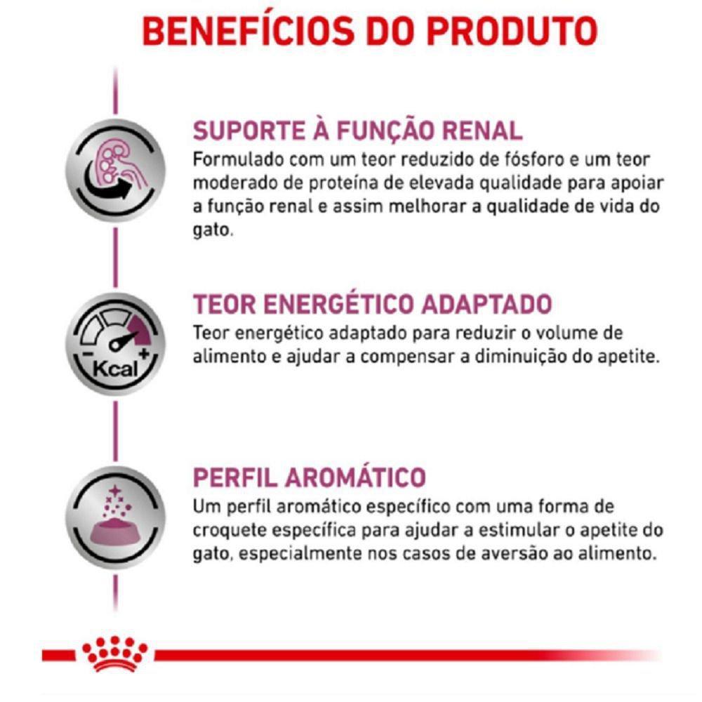 Ração Seca Royal Canin Veterinary Diet Renal para Gatos com Insuficiência Renal - 400 g