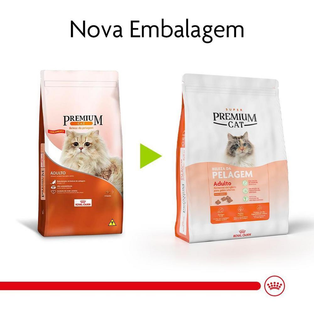 Ração Seca Royal Canin Super Premium Cat para Gatos Adultos Beleza da Pelagem - 7,5kg