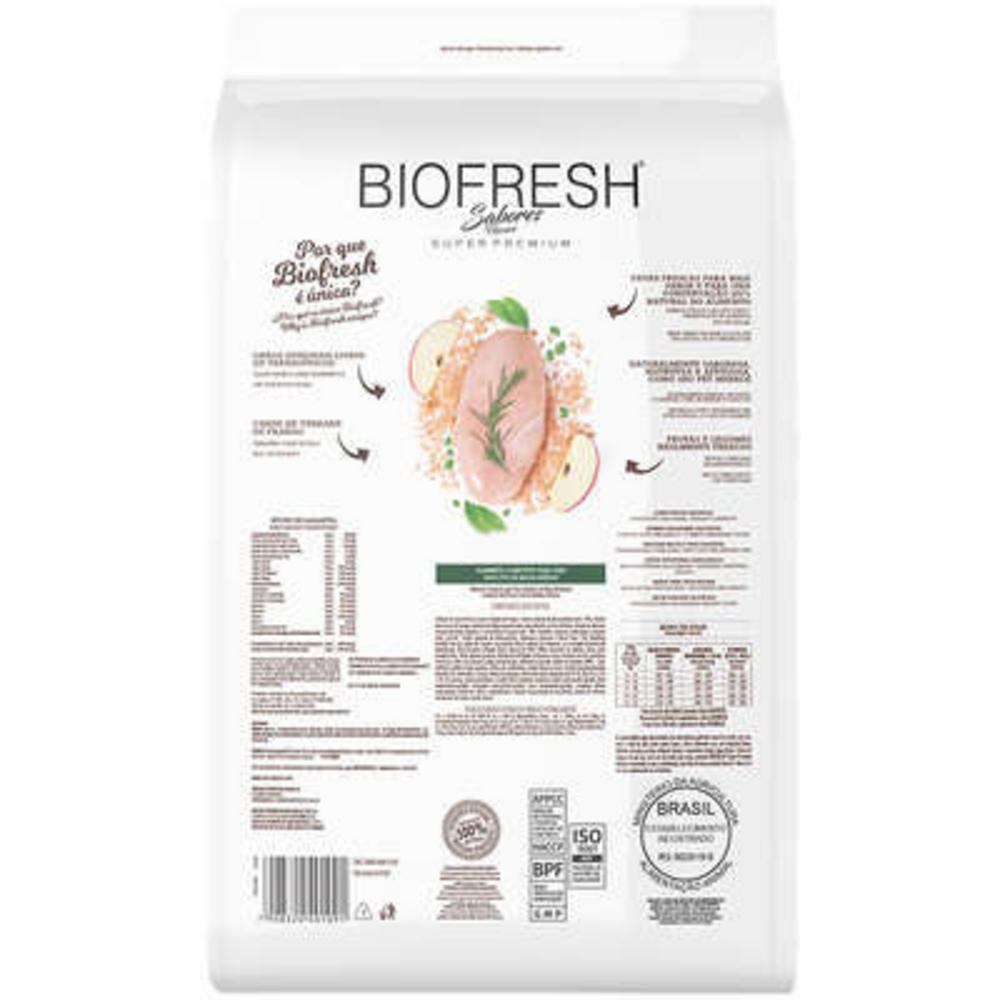Ração Seca Biofresh Frango, Maçã, Arroz integral e Ervas Cães Adultos Raças Médias - 10,1Kg