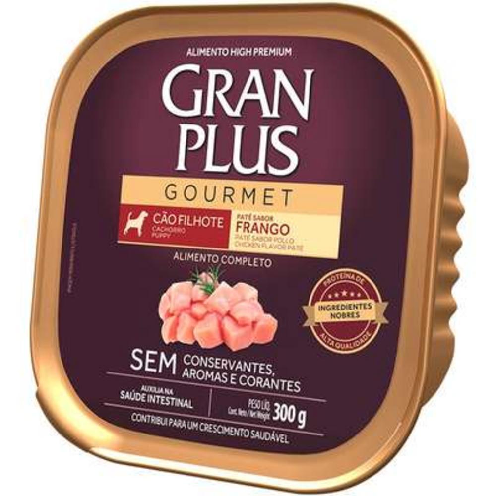Ração Úmida GranPlus Gourmet Patê Frango para Cães Filhotes - 300 g