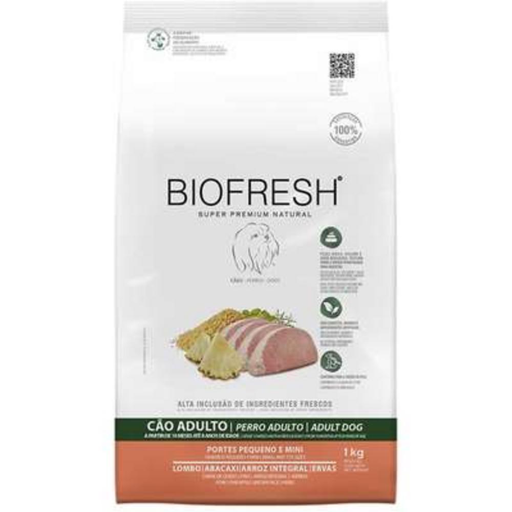 Ração Seca Biofresh Lombo e Abacaxi para Cães Porte Mini e Pequeno - 1Kg