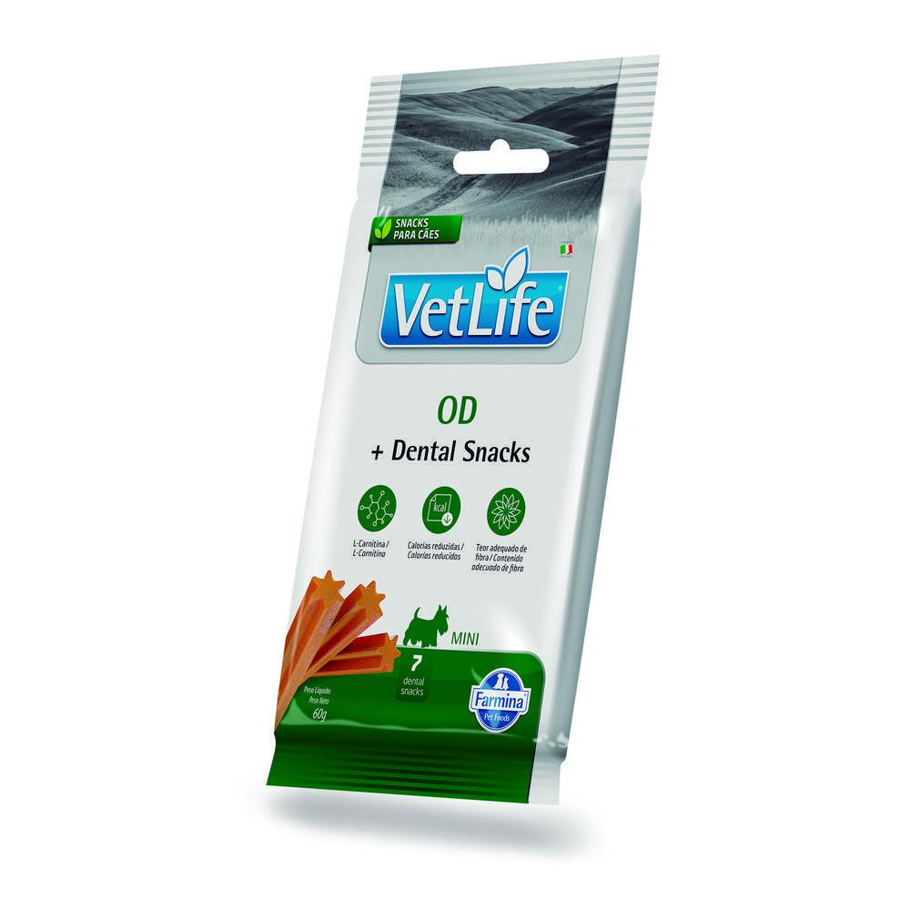 Petisco Dental Vet Life OD para Cães de Raças Mini e Pequenas 60g