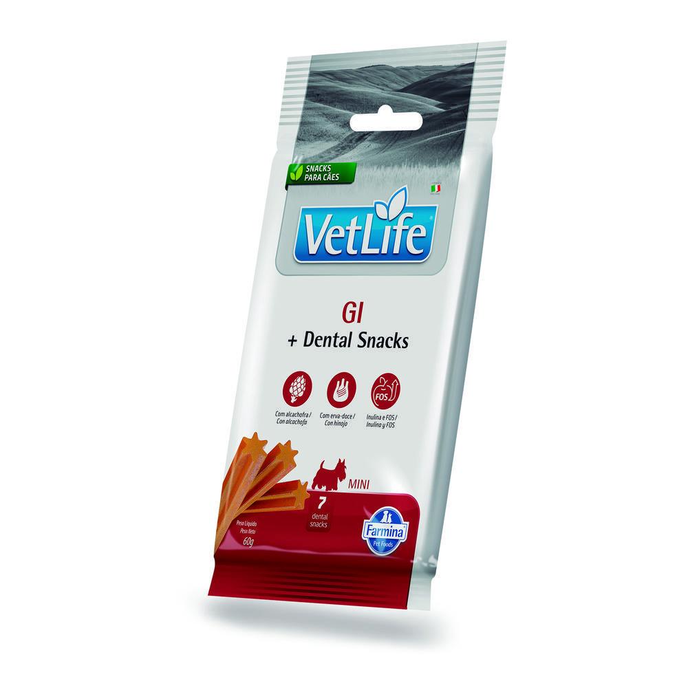 Petisco Dental Vet Life GI para Cães de Raças Mini e Pequenas 60g