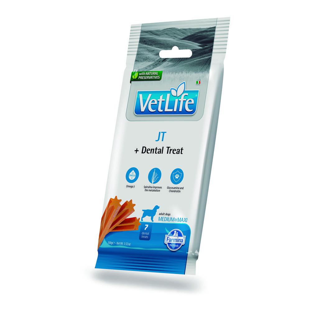 Petisco Dental Vet Life JT para Cães de Raças Médias e Grandes 100g