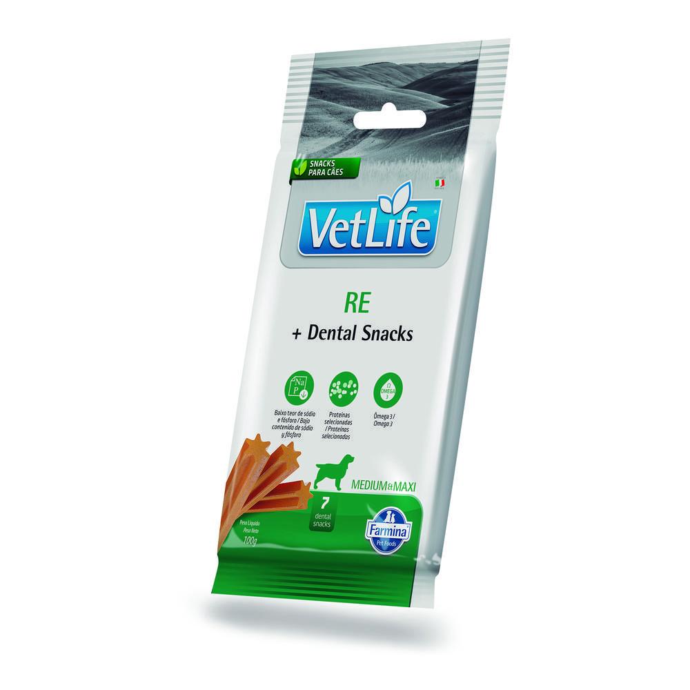Petisco Dental Vet Life RE para Cães de Raças Médias e Grandes 100g