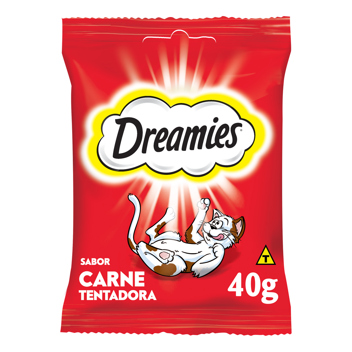 Petisco Dreamies Carne Tentadora Gatos Adultos 40g