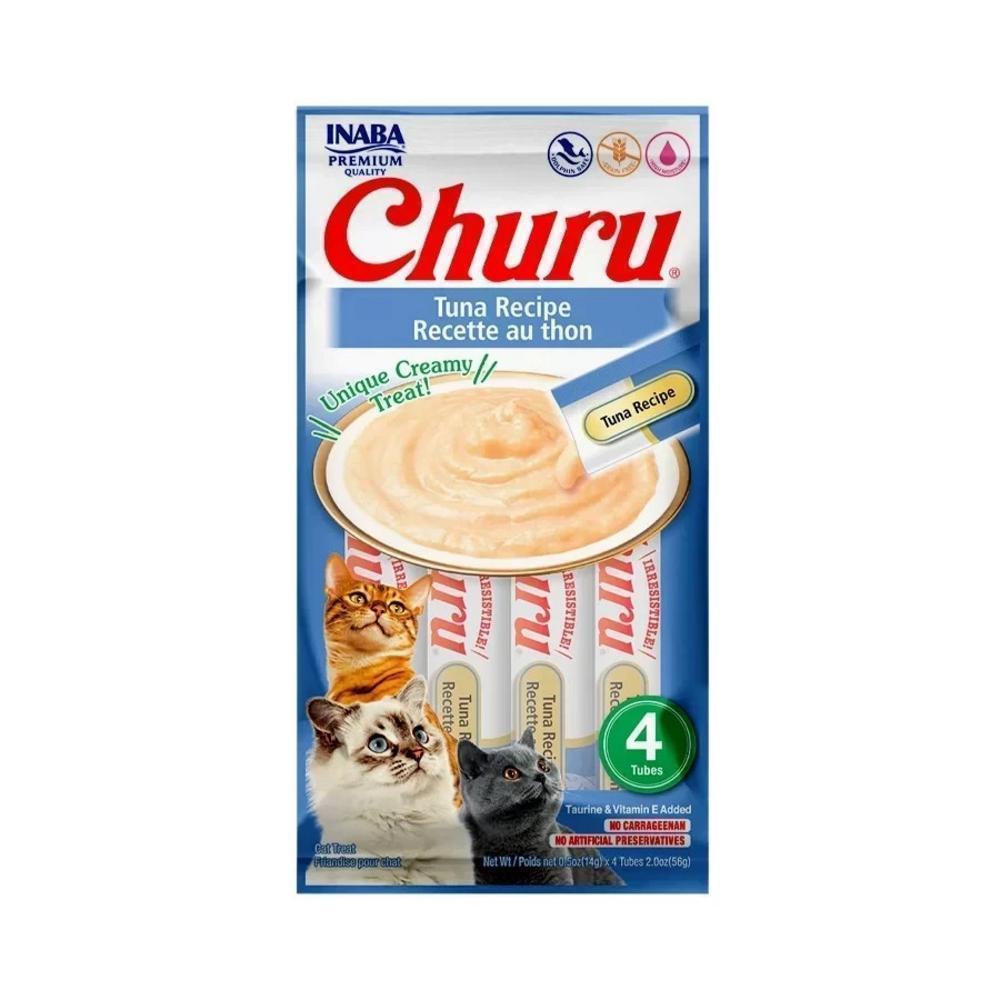 Purê Churu Atum para Gatos 56g 3un